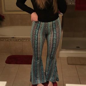 Boho flared pants